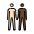 Men Holding Hands Light Skin Tone Dark Skin Tone Emoji from OpenMoji Set