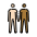 Men Holding Hands Light Skin Tone Medium Dark Skin Tone Emoji from OpenMoji Set