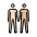 Men Holding Hands Light Skin Tone Medium Light Skin Tone Emoji from OpenMoji Set