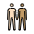 Men Holding Hands Light Skin Tone Medium Skin Tone Emoji from OpenMoji Set