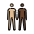 Men Holding Hands Medium Light Skin Tone Dark Skin Tone Emoji from OpenMoji Set