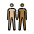 Men Holding Hands Medium Light Skin Tone Medium Dark Skin Tone Emoji from OpenMoji Set