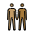 Men Holding Hands Medium Skin Tone Medium Dark Skin Tone Emoji from OpenMoji Set