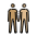 Men Holding Hands Medium Skin Tone Medium Light Skin Tone Emoji from OpenMoji Set