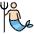 Merman Light Skin Tone Emoji from OpenMoji Set