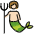 Merperson Light Skin Tone Emoji from OpenMoji Set