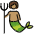 Merperson Medium Skin Tone Emoji from OpenMoji Set