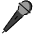 Microphone Emoji from OpenMoji Set