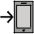 Mobile Phone With Arrow Emoji from OpenMoji Set