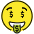 Money Mouth Face Emoji from OpenMoji Set