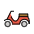 Motor Scooter Emoji from OpenMoji Set