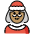 Mrs. Claus Medium Skin Tone Emoji from OpenMoji Set