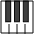 Musical Keyboard Emoji from OpenMoji Set