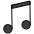 Musical Note Emoji from OpenMoji Set