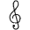 Musical Score Emoji from OpenMoji Set