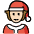 Mx Claus Light Skin Tone Emoji from OpenMoji Set