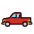 Pickup Truck Emoji from OpenMoji Set