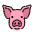 Pig Face Emoji from OpenMoji Set