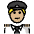 Pilot Medium Light Skin Tone Emoji from OpenMoji Set