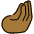 Pinched Fingers Medium Dark Skin Tone Emoji from OpenMoji Set