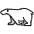 Polar Bear Emoji from OpenMoji Set