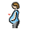Pregnant Person Light Skin Tone Emoji from OpenMoji Set