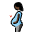 Pregnant Woman Dark Skin Tone Emoji from OpenMoji Set