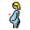 Pregnant Woman Medium Light Skin Tone Emoji from OpenMoji Set