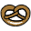 Pretzel Emoji from OpenMoji Set