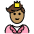 Prince Medium Skin Tone Emoji from OpenMoji Set