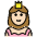 Princess Light Skin Tone Emoji from OpenMoji Set