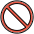 Prohibited Emoji from OpenMoji Set