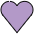 Purple Heart Emoji from OpenMoji Set