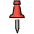 Pushpin Emoji from OpenMoji Set