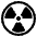 Radioactive High Contrast Emoji from Fluent Emoji High Contrast Set