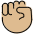 Raised Fist Medium Light Skin Tone Emoji from OpenMoji Set