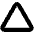 Red Triangle High Contrast Emoji from Fluent Emoji High Contrast Set