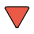 Red Triangle Pointed Down Emoji from OpenMoji Set