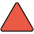 Red Triangle Pointed Up Emoji from OpenMoji Set