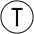Regional Indicator T Emoji from OpenMoji Set