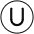 Regional Indicator U Emoji from OpenMoji Set