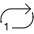 Repeat Single Button Emoji from OpenMoji Set