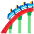 Roller Coaster Emoji from Noto Emoji Set