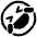 Rolling On The Floor Laughing High Contrast Emoji from Fluent Emoji High Contrast Set