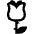 Rose High Contrast Emoji from Fluent Emoji High Contrast Set
