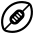 Rugby Football High Contrast Emoji from Fluent Emoji High Contrast Set
