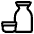 Sake High Contrast Emoji from Fluent Emoji High Contrast Set