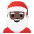 Santa Claus Dark Skin Tone Emoji from Noto Emoji Set
