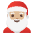Santa Claus Medium Light Skin Tone Emoji from Noto Emoji Set