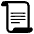 Scroll High Contrast Emoji from Fluent Emoji High Contrast Set